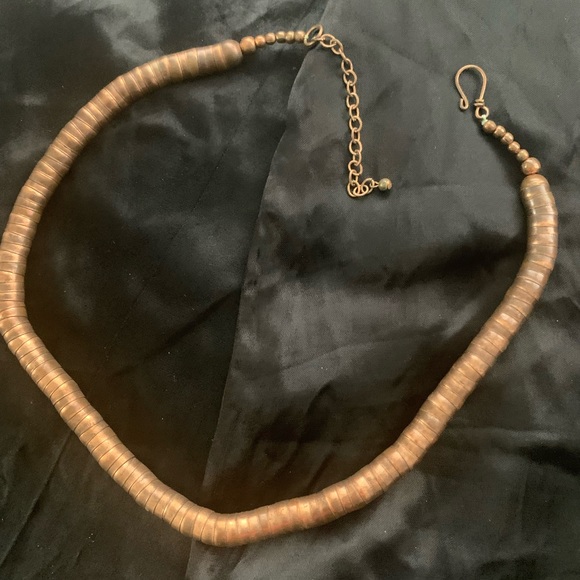 Copper necklace and bracelet set. - Picture 3 of 6